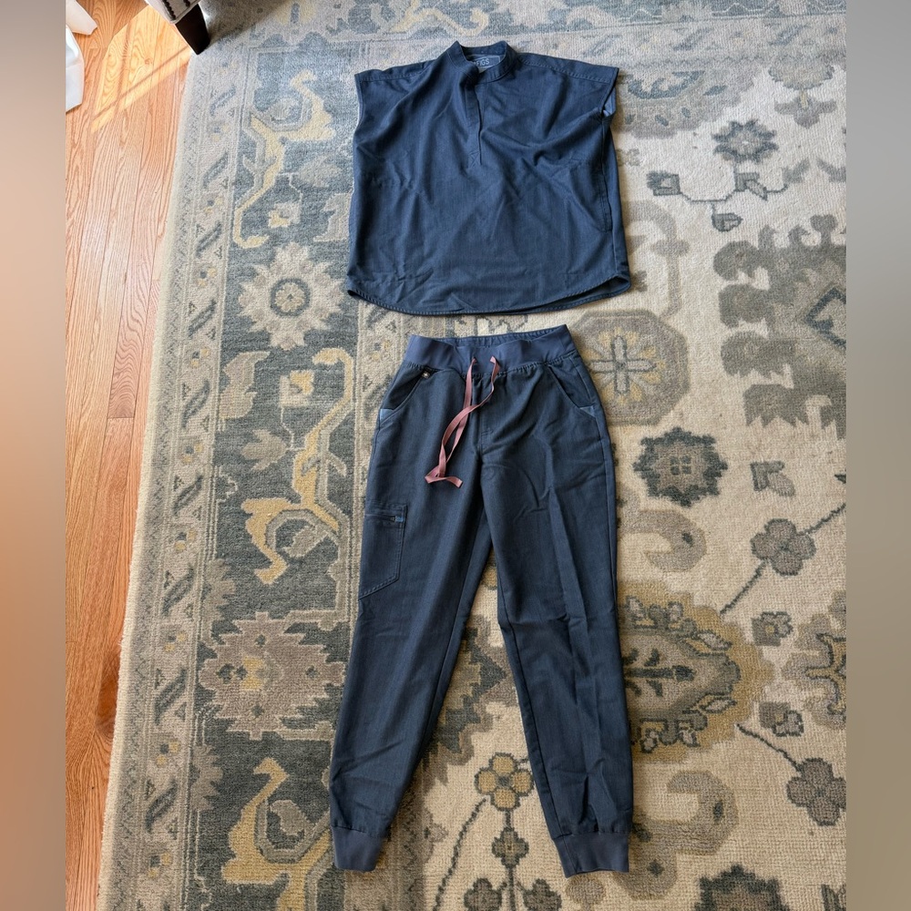 Figs set - denim - size S